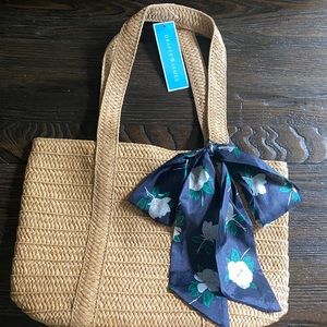 Draper James straw bag